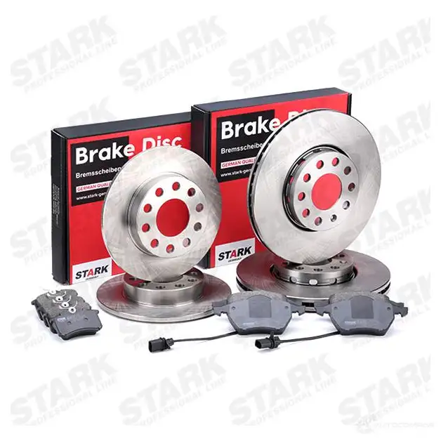 Тормозные диски и колодки, комплект STARK 1437815862 XC M83 skbk1090323 изображение 1