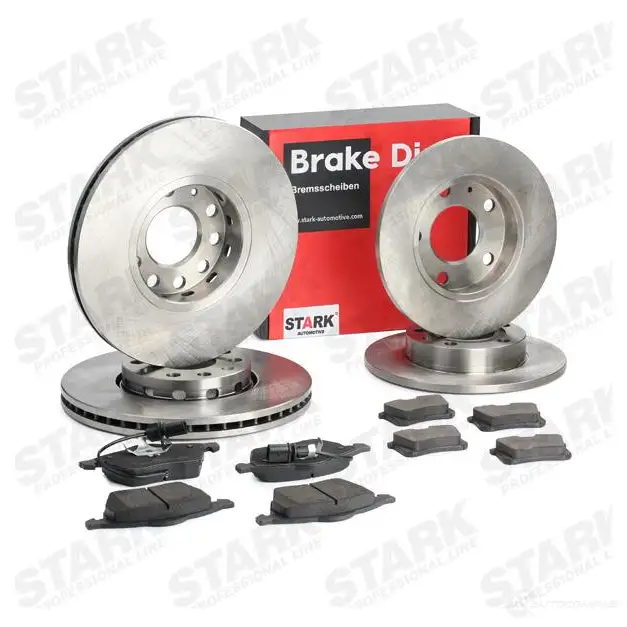 Тормозные диски и колодки, комплект STARK 1437815862 XC M83 skbk1090323 изображение 4