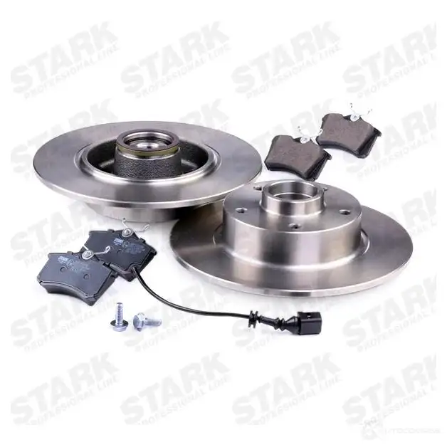 Тормозные диски и колодки, комплект STARK H8Q4O4 4 1437815588 skbk1090143 изображение 2