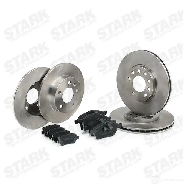 Тормозные диски и колодки, комплект STARK 1437815923 ECP 0E skbk1090293 изображение 2