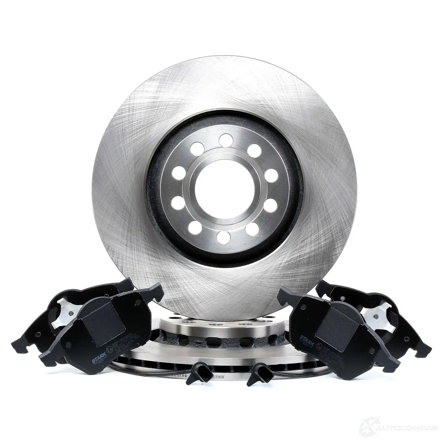 Тормозные диски и колодки, комплект STARK 1437814694 RG0E R skbk1090069 - Изображение 1