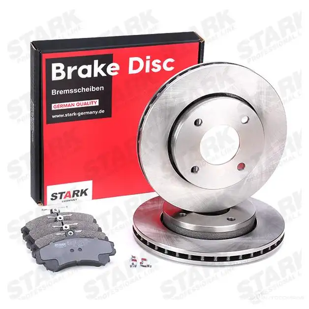 Тормозные диски и колодки, комплект STARK Q XD170U 1437815015 skbk1090230 изображение 1