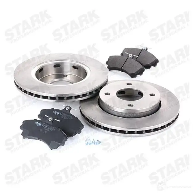 Тормозные диски и колодки, комплект STARK Q XD170U 1437815015 skbk1090230 изображение 2