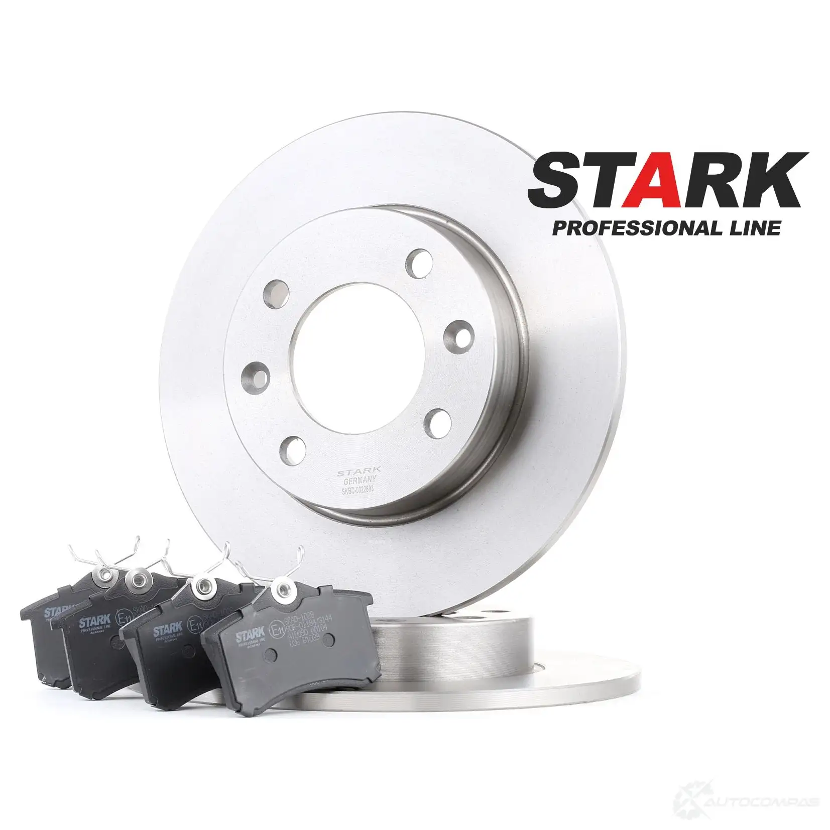 Тормозные диски и колодки, комплект STARK T VIM7Q 1437816345 skbk1090342 изображение 0