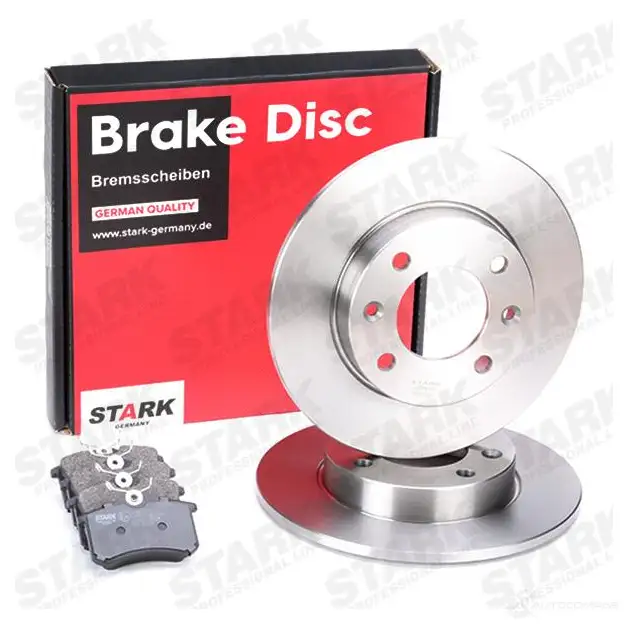 Тормозные диски и колодки, комплект STARK T VIM7Q 1437816345 skbk1090342 изображение 1