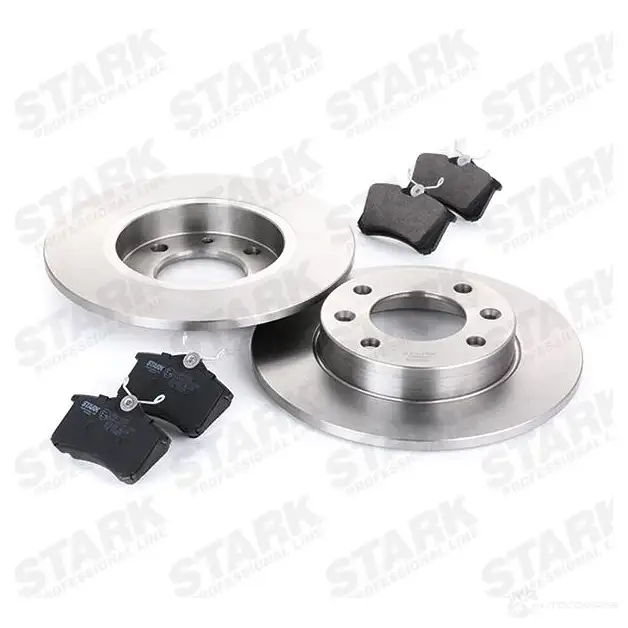 Тормозные диски и колодки, комплект STARK T VIM7Q 1437816345 skbk1090342 изображение 2