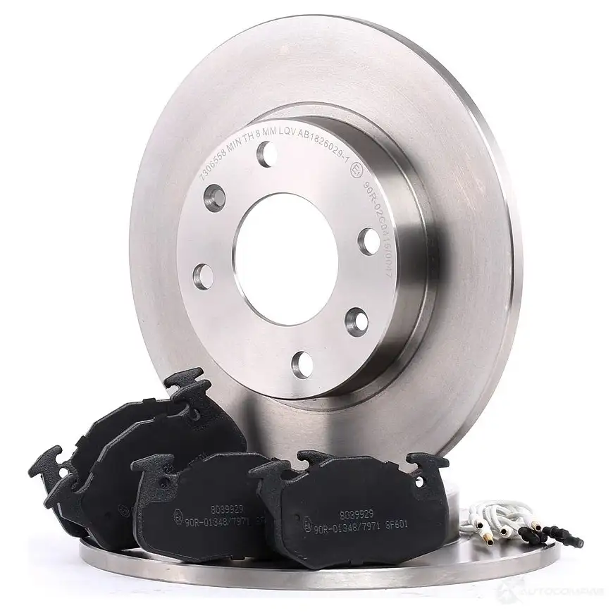 Тормозные диски и колодки, комплект STARK skbk1090297 E9TK 3 1437818167 - Изображение 1
