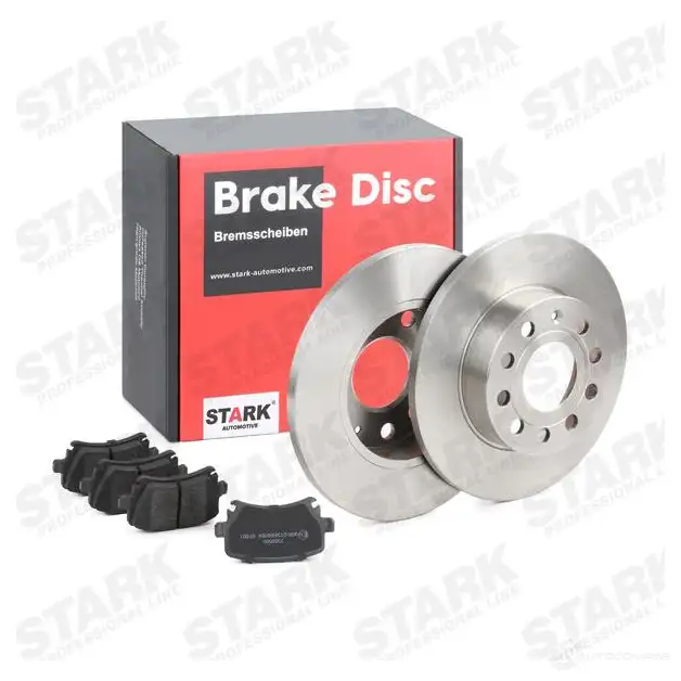 Тормозные диски и колодки, комплект STARK skbk1090060 1437816748 GDA5 S изображение 1