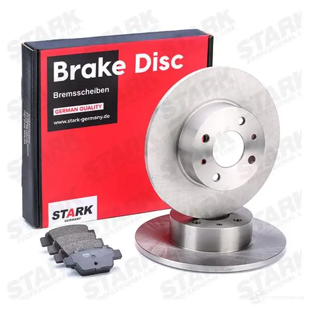 Тормозные диски и колодки, комплект STARK skbk1090347 6BB 06 1437813186 изображение 1