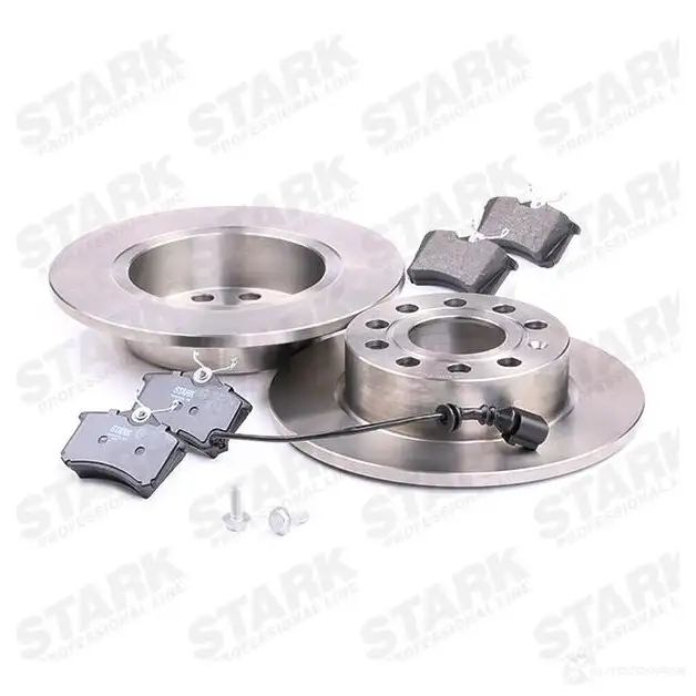Тормозные диски и колодки, комплект STARK skbk1090314 YJ 1Y4DV 1437813799 изображение 2