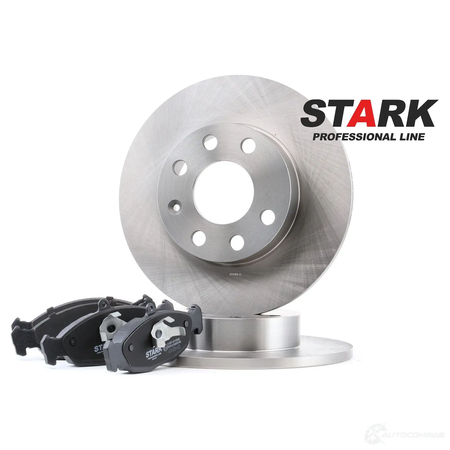 Тормозные диски и колодки, комплект STARK 1437813192 skbk1090154 ZJ1 7V изображение 0