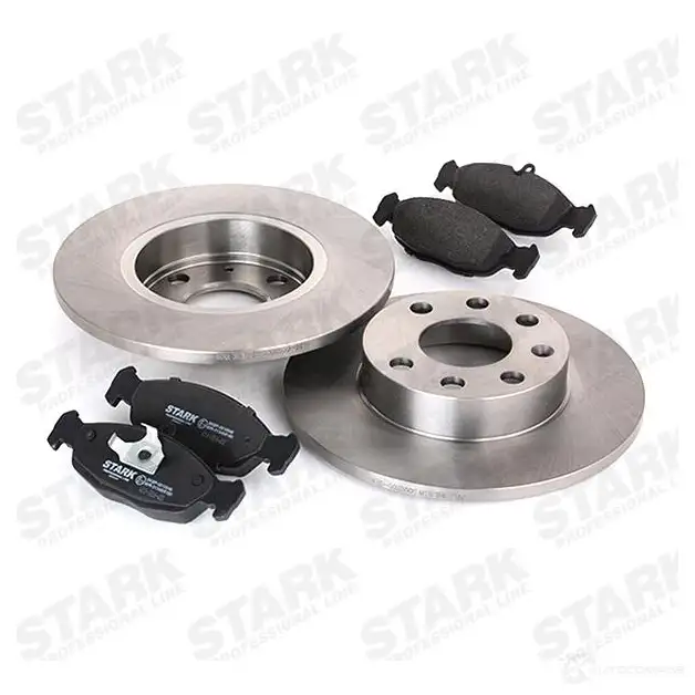 Тормозные диски и колодки, комплект STARK 1437813192 skbk1090154 ZJ1 7V изображение 2
