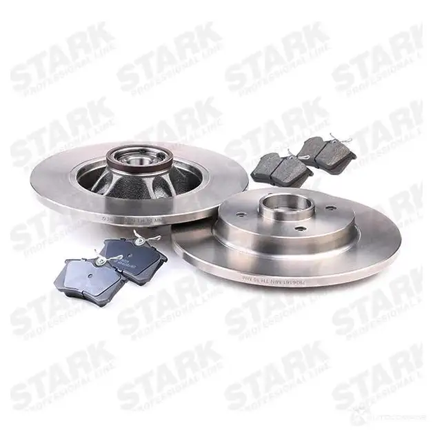 Тормозные диски и колодки, комплект STARK YAVN WDK skbk1090372 1437815917 изображение 2