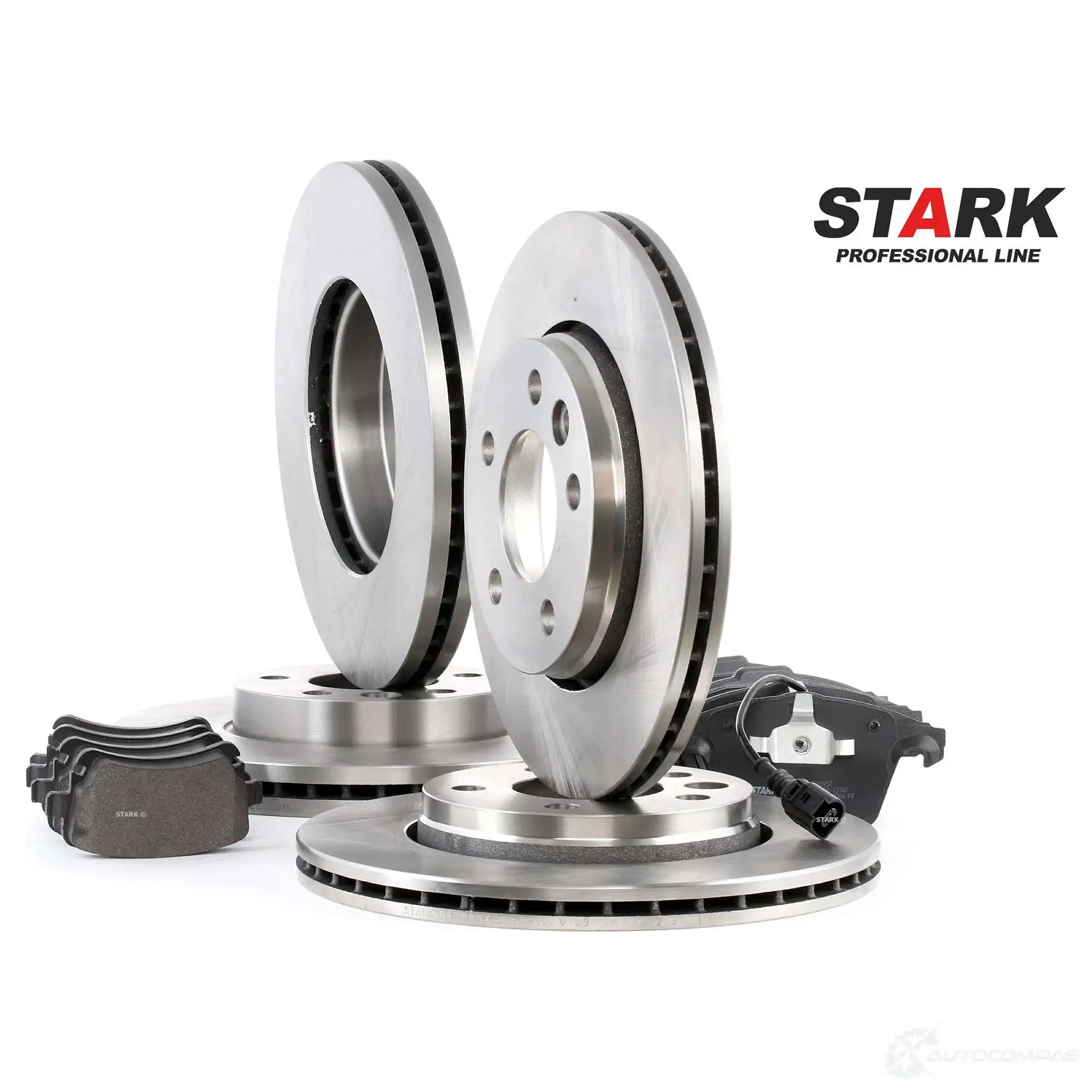 Тормозные диски и колодки, комплект STARK 1437815685 skbk1090346 6 UPXROK - Изображение 1