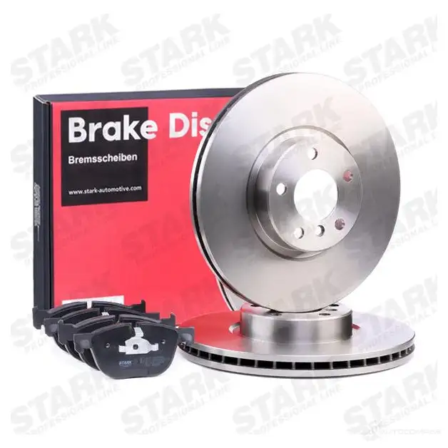Тормозные диски и колодки, комплект STARK 9D 8JP5 1437815912 skbk1090367 изображение 1