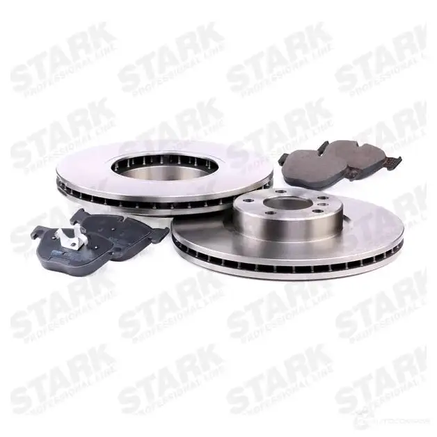 Тормозные диски и колодки, комплект STARK 9D 8JP5 1437815912 skbk1090367 изображение 2