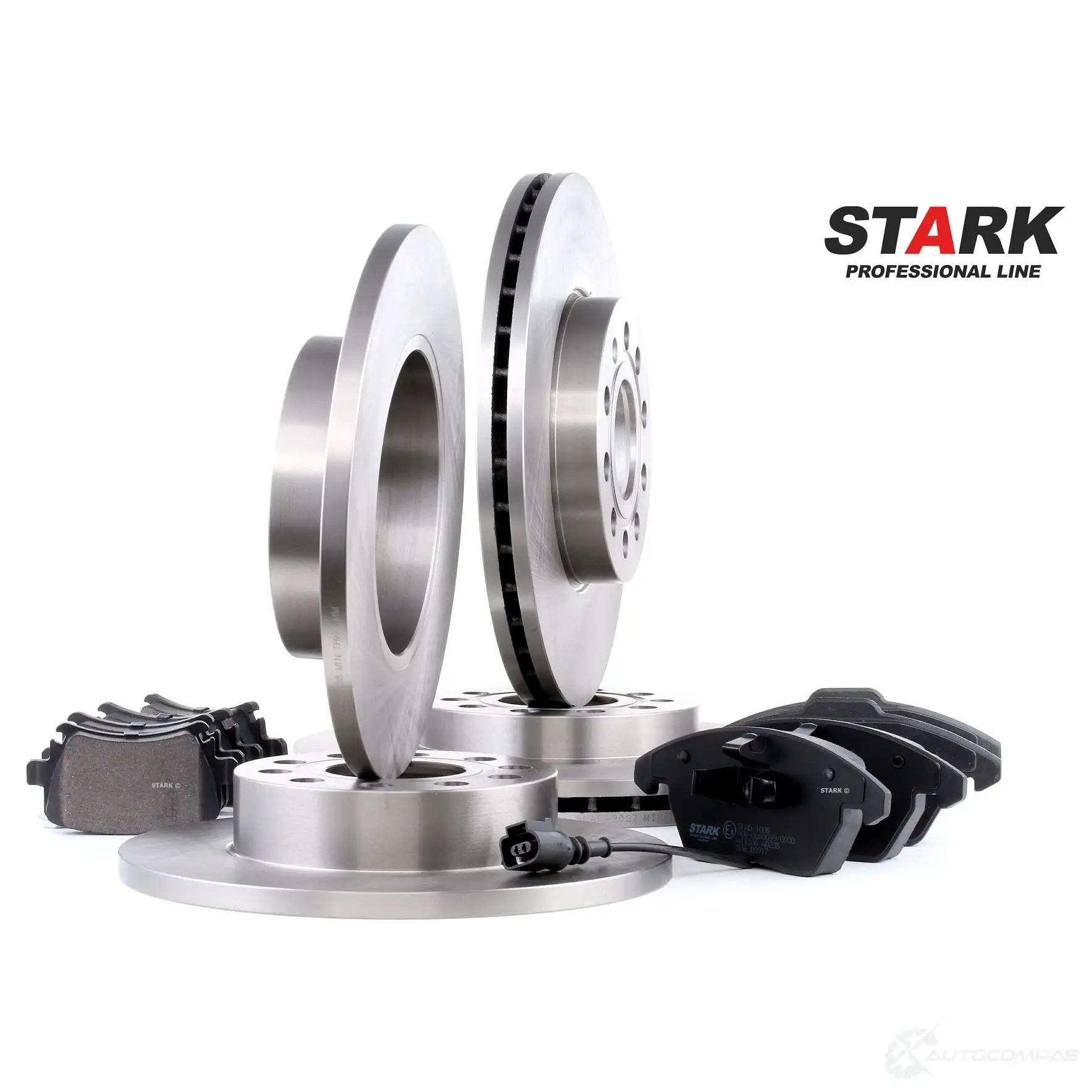 Тормозные диски и колодки, комплект STARK skbk1090304 MC0W Q 1437815839 - Изображение 1
