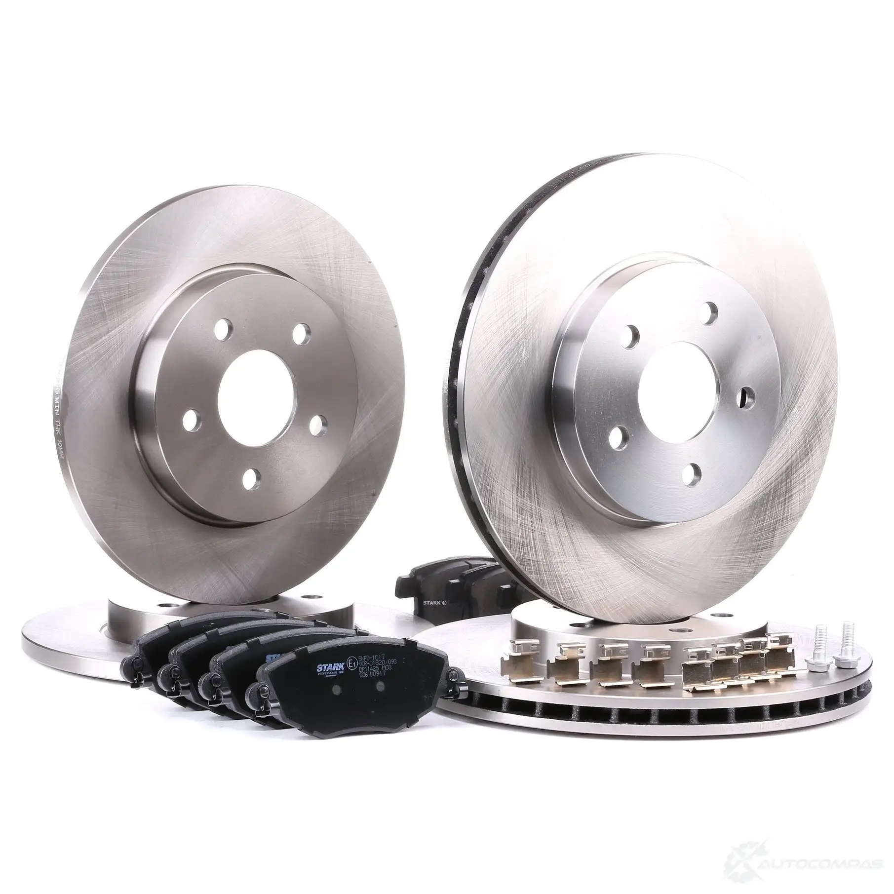 Тормозные диски и колодки, комплект STARK FAF 8MJ0 1437815966 skbk1090319 - Изображение 1