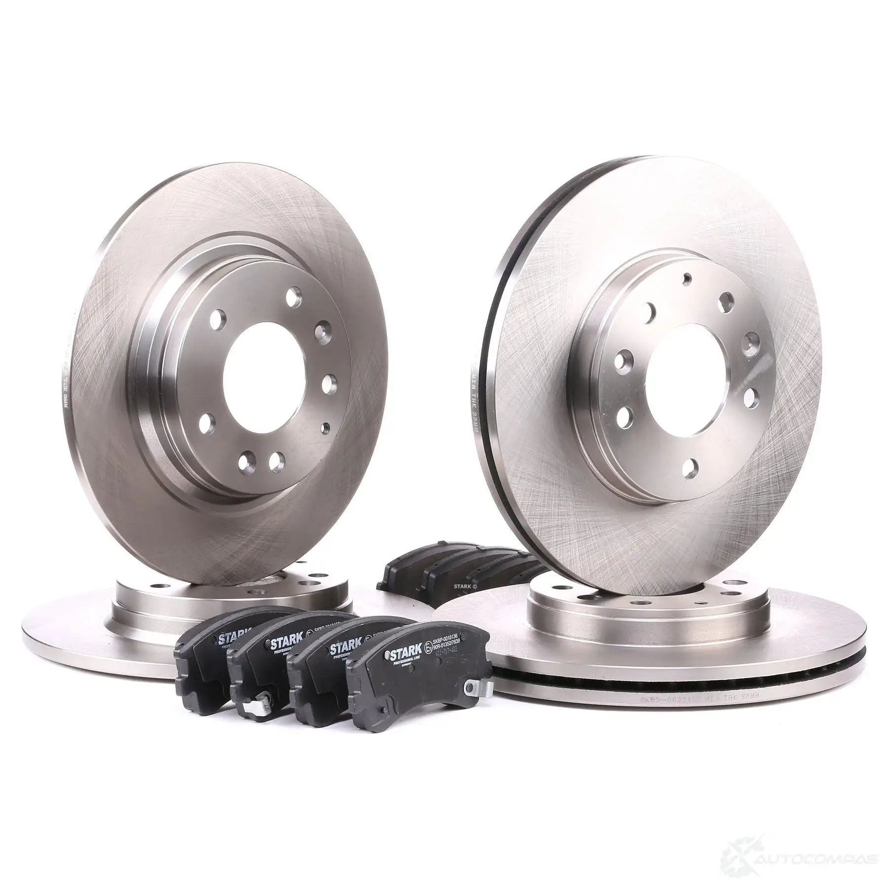 Тормозные диски и колодки, комплект STARK skbk1090331 2YA 5OLO 1437815928 - Изображение 1