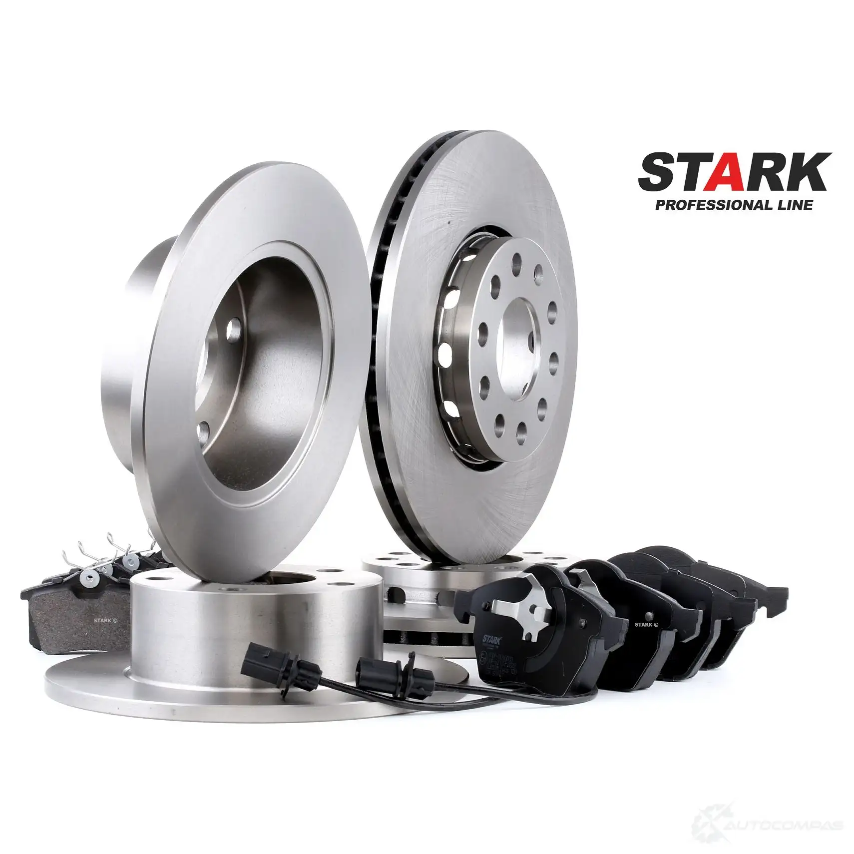 Тормозные диски и колодки, комплект STARK 1437815838 0N47 4 skbk1090175 изображение 0