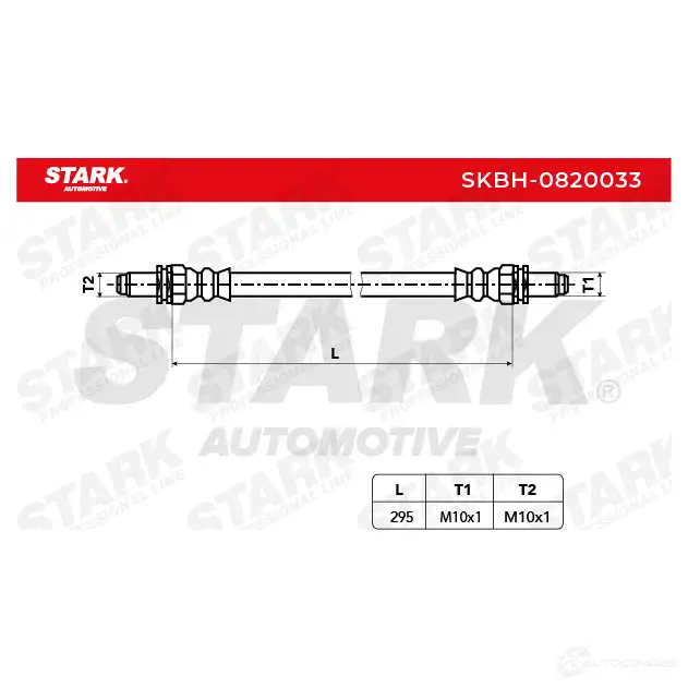 Тормозной шланг STARK skbh0820033 1X J0RTI 1437806440 изображение 2