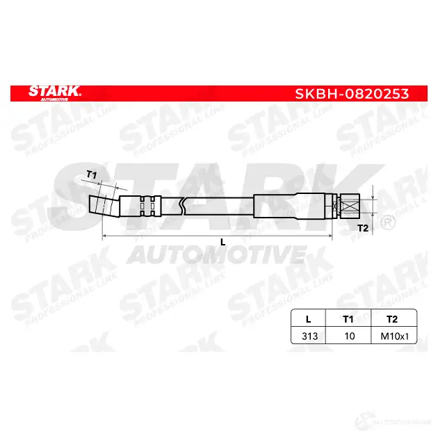 Тормозной шланг STARK skbh0820253 NSE 8U 1437805214 изображение 2