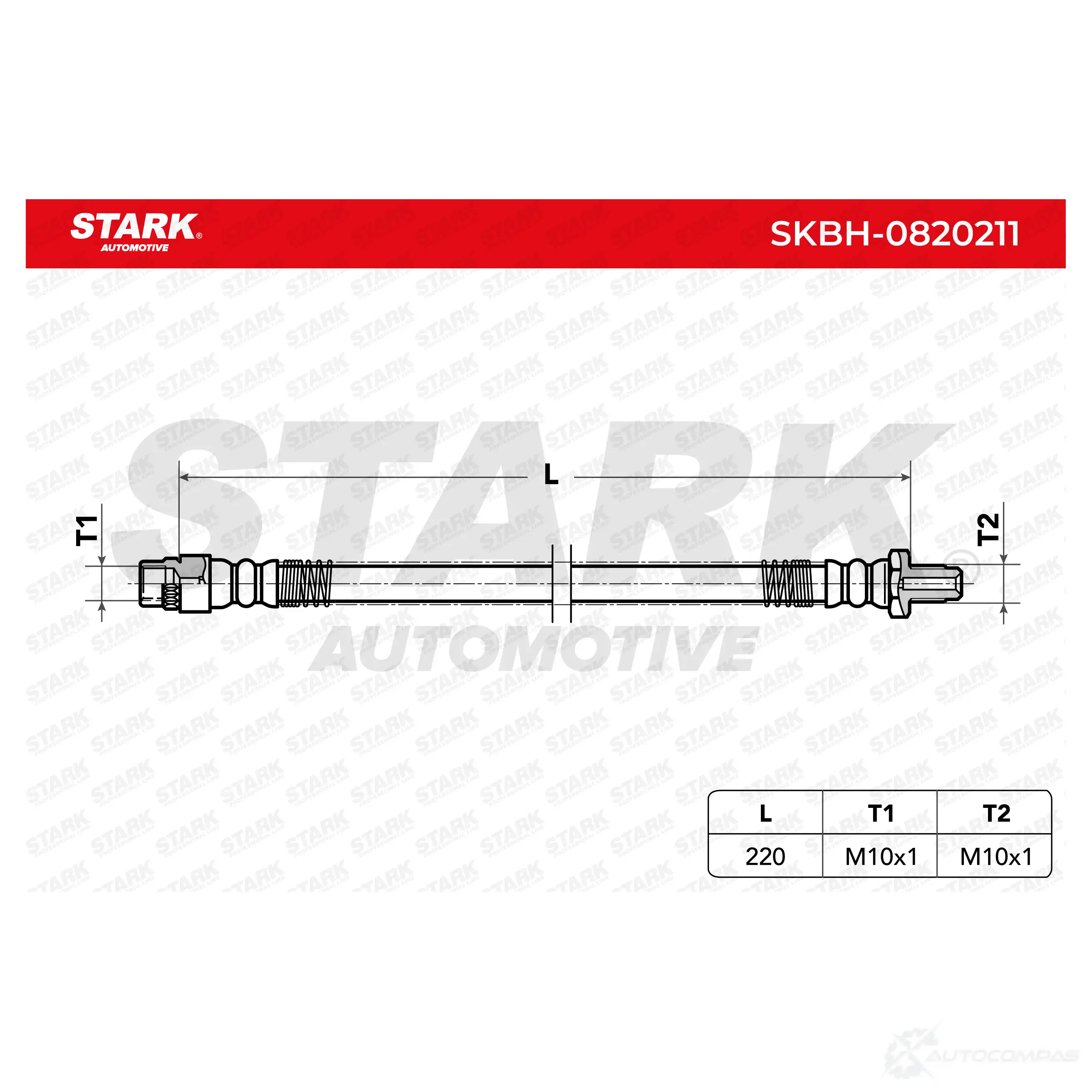 Тормозной шланг STARK skbh0820211 0 I0EQA 1437801481 изображение 1