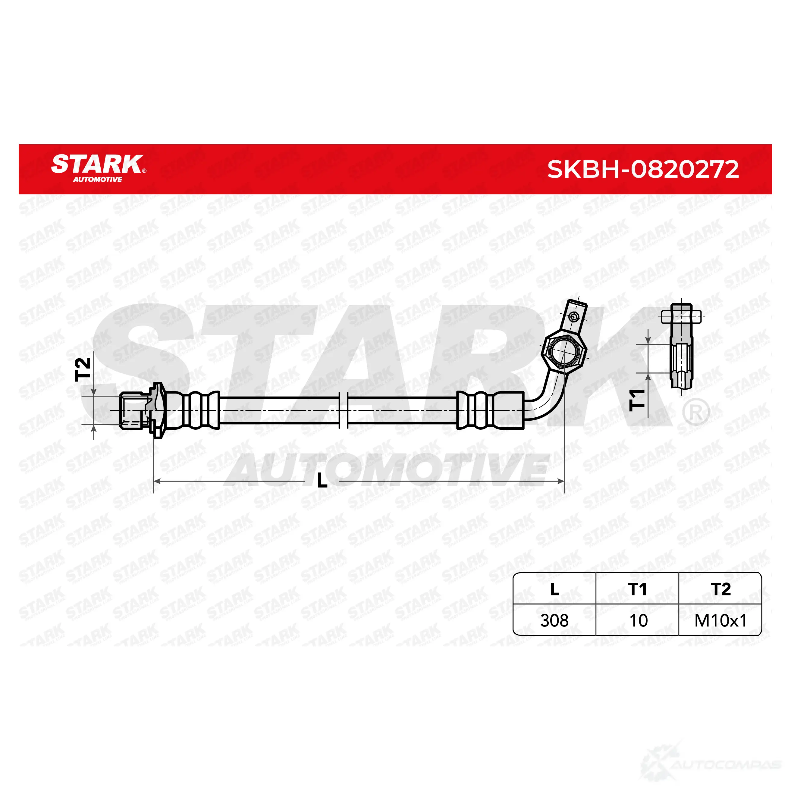 Тормозной шланг STARK 1437803000 E UORCL5 skbh0820272 изображение 2