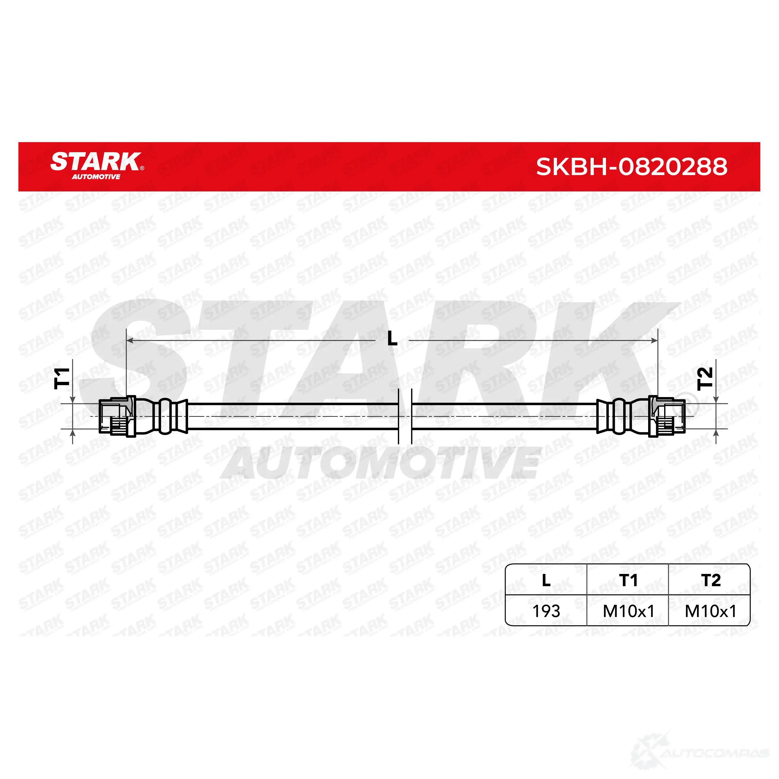 Тормозной шланг STARK 1437805027 skbh0820288 C P7L2 изображение 2