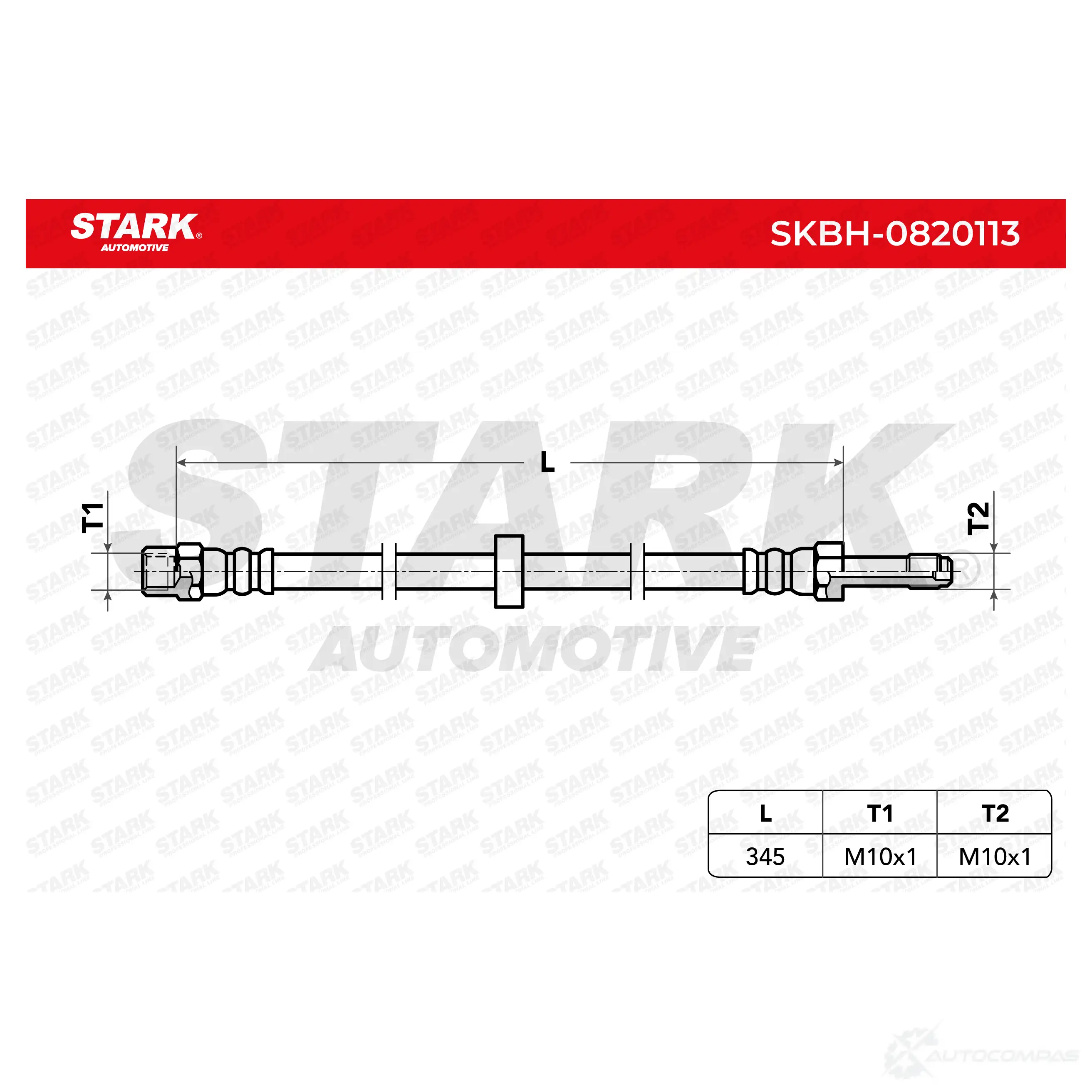 Тормозной шланг STARK 5 PTK5O skbh0820113 1437803833 изображение 3