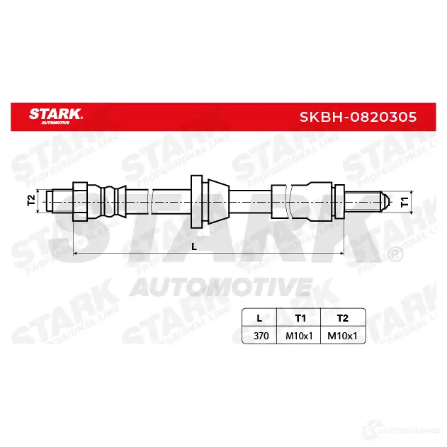 Тормозной шланг STARK 7MS NF skbh0820305 1437803464 изображение 1