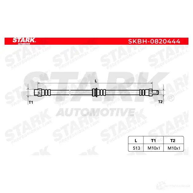Тормозной шланг STARK 1437803545 skbh0820444 M XSOCMT изображение 6
