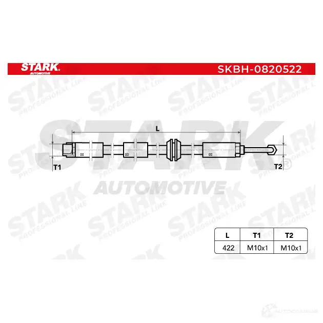 Тормозной шланг STARK S8WM F 1437804382 skbh0820522 изображение 5