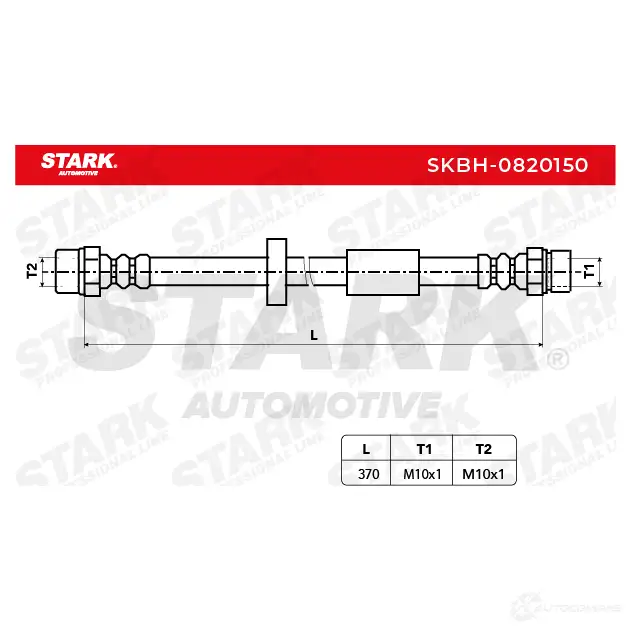 Тормозной шланг STARK skbh0820150 QFX HSK 1437806356 изображение 2