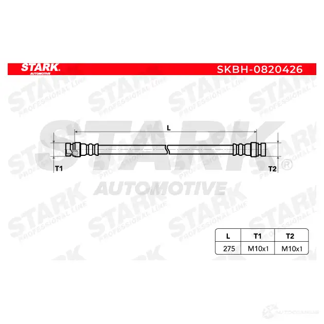 Тормозной шланг STARK VC HJ5 1437802983 skbh0820426 изображение 5