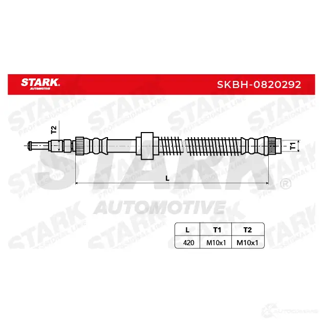 Тормозной шланг STARK skbh0820292 8FAQ1 E 1438373016