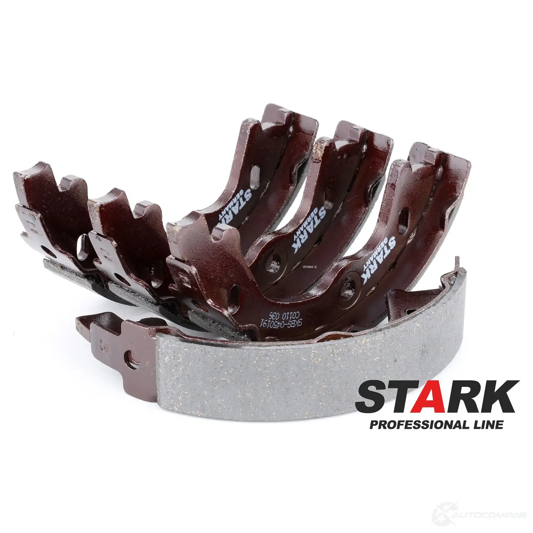 Барабанные тормозные колодки, комплект STARK skbs0450191 V8X 3JUR 1437802609 - Изображение 1