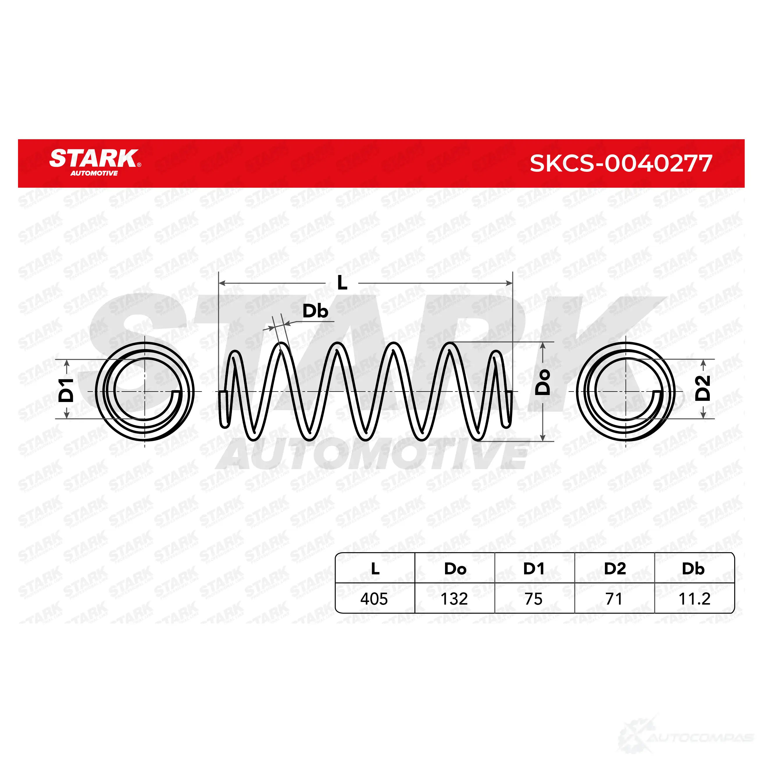 Пружина STARK skcs0040277 IED7H 8 1437796161 изображение 4