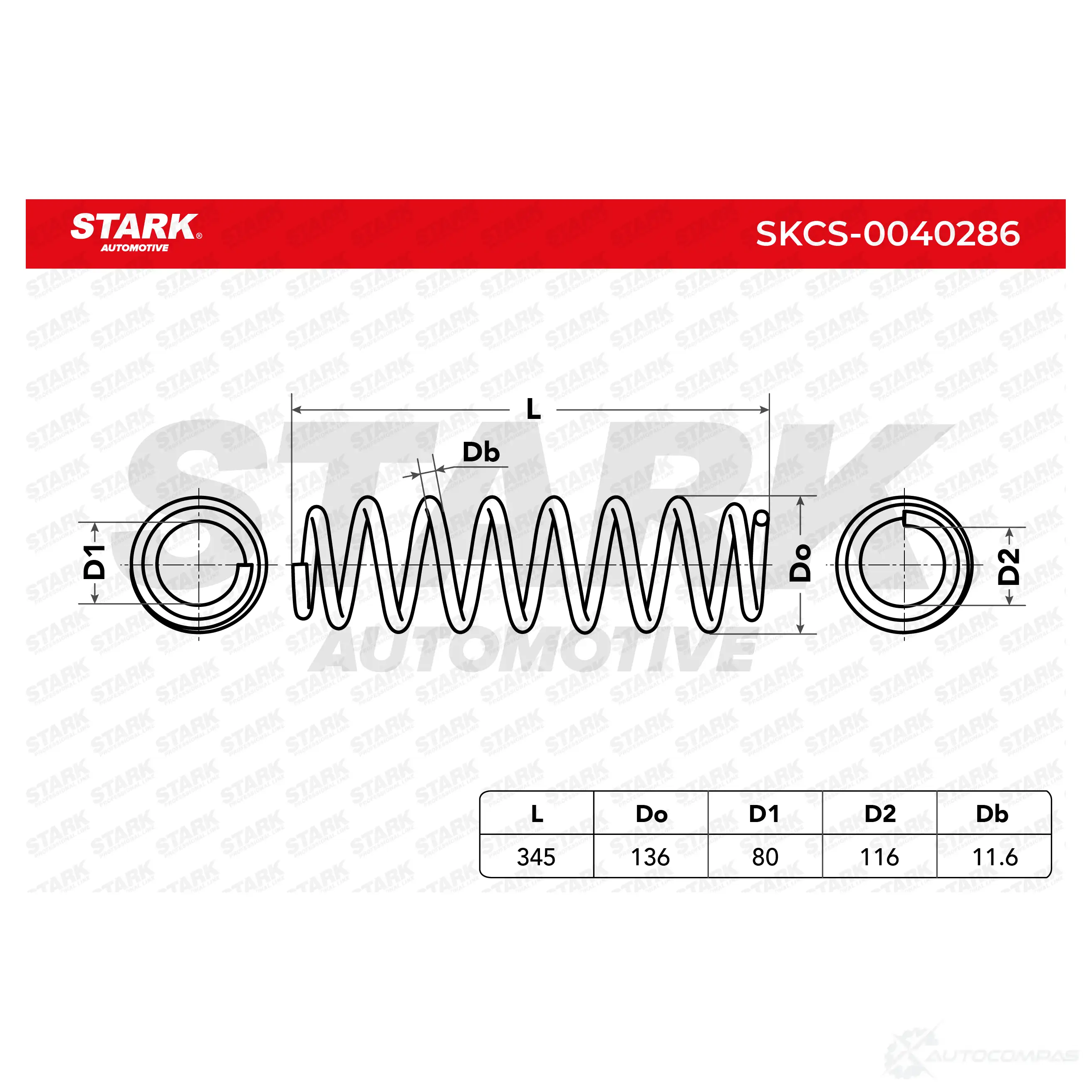 Пружина STARK 1437799349 MXLI C skcs0040286 изображение 5