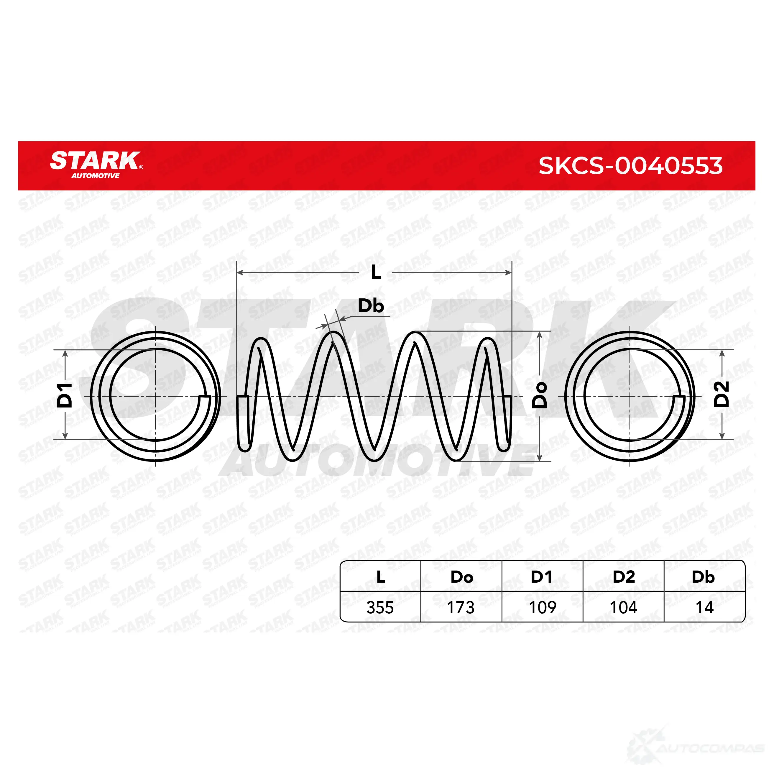 Пружина STARK 61N6O 60 skcs0040553 1438022169