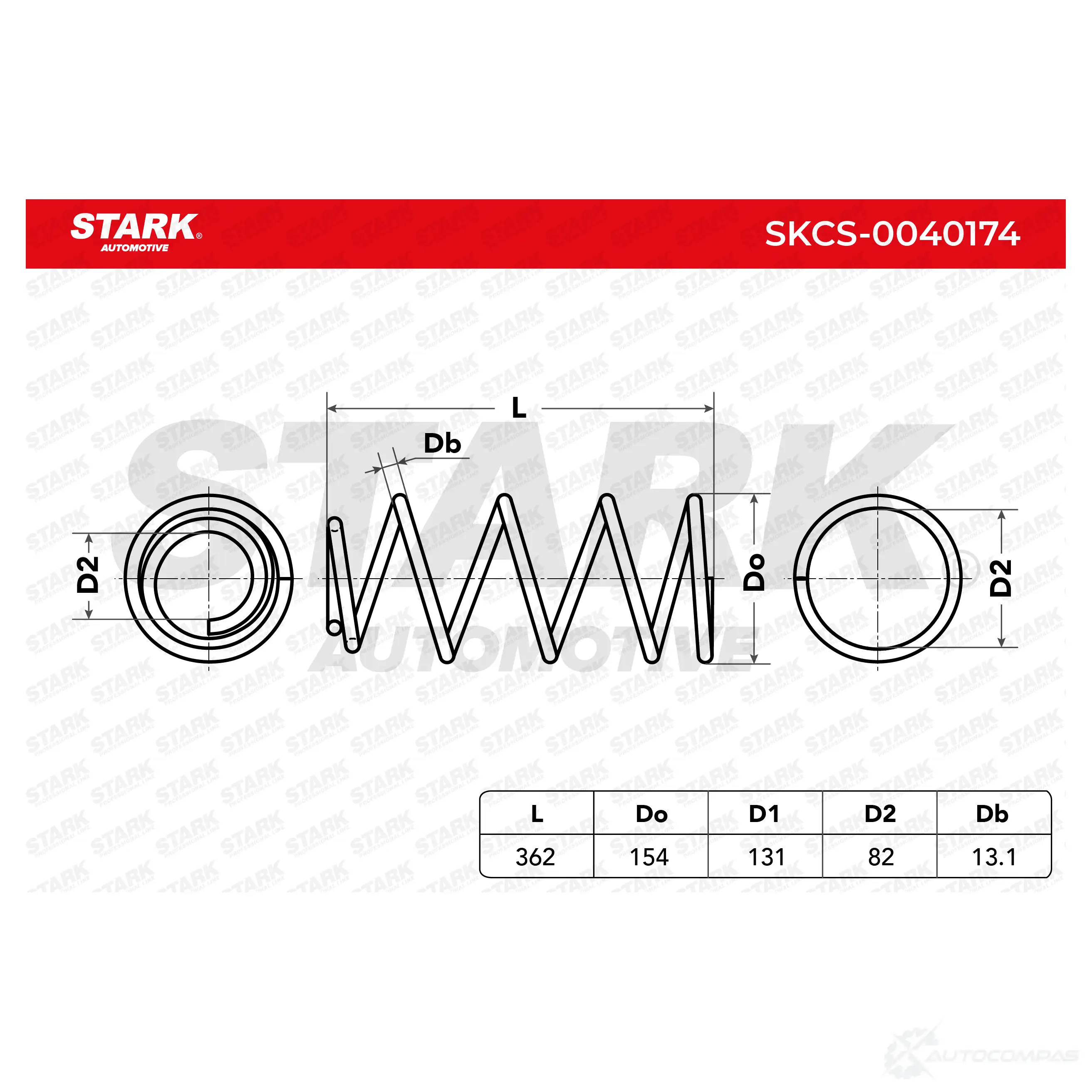 Пружина STARK skcs0040174 SY SCLLY 1437798951 изображение 4