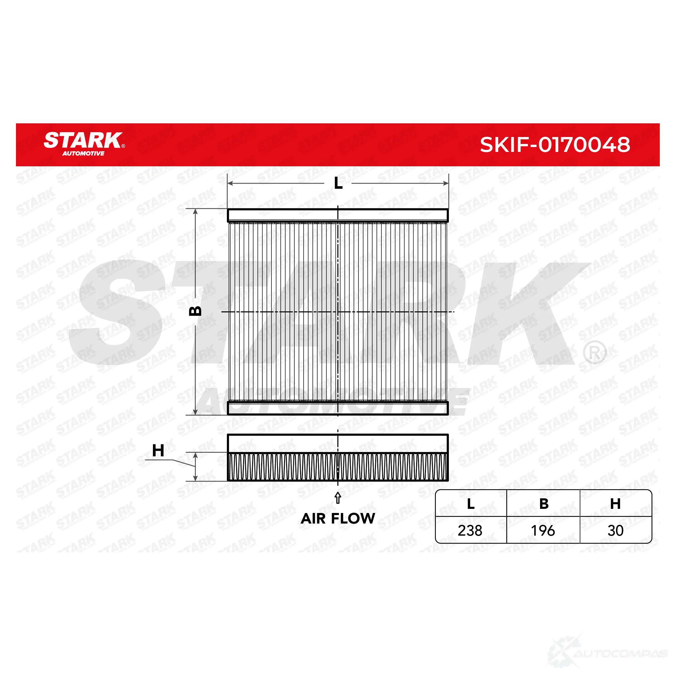 Салонный фильтр STARK 2 4ACCEL skif0170048 1438020948 изображение 3