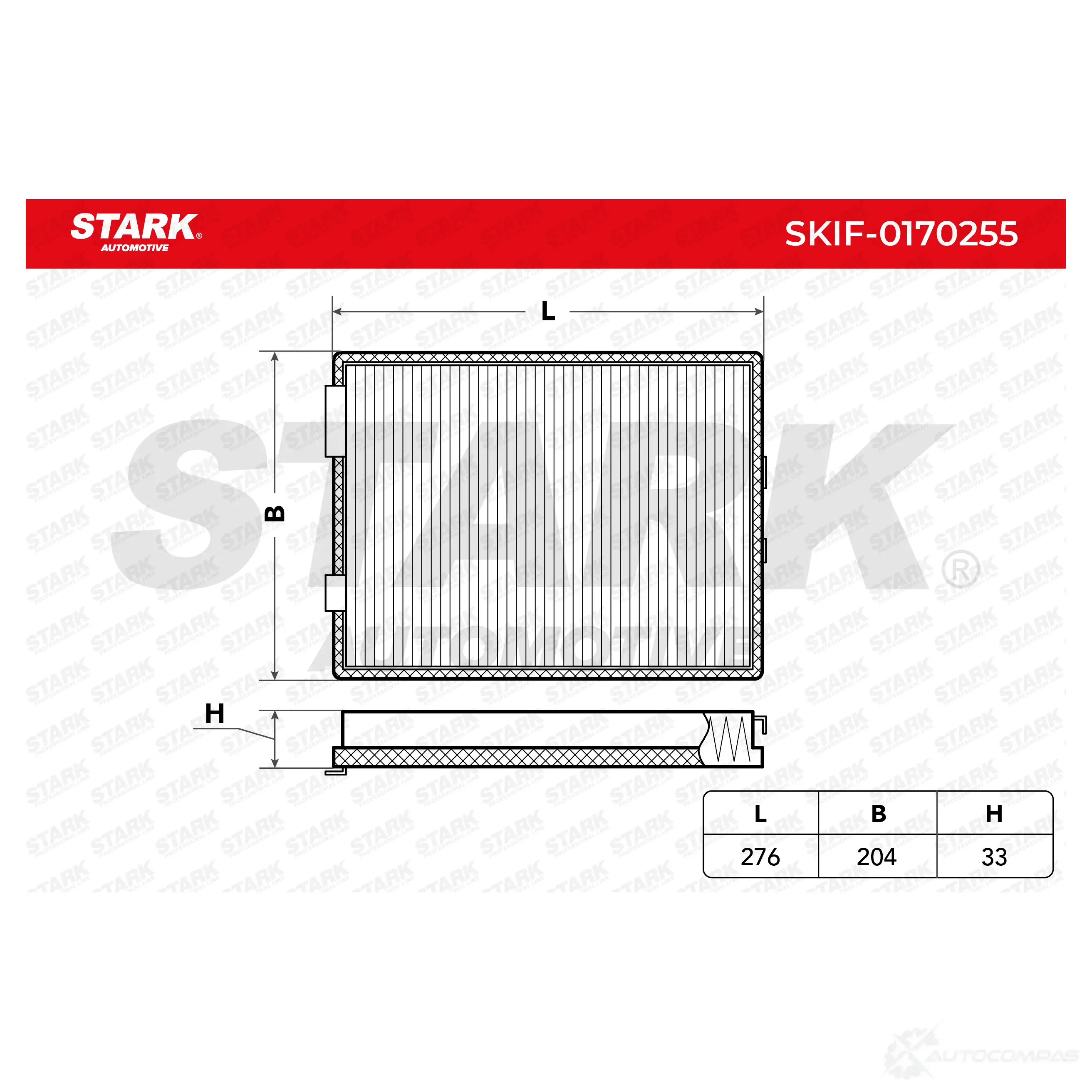 Салонный фильтр STARK 4X0AH 5J skif0170255 1438021204 изображение 1