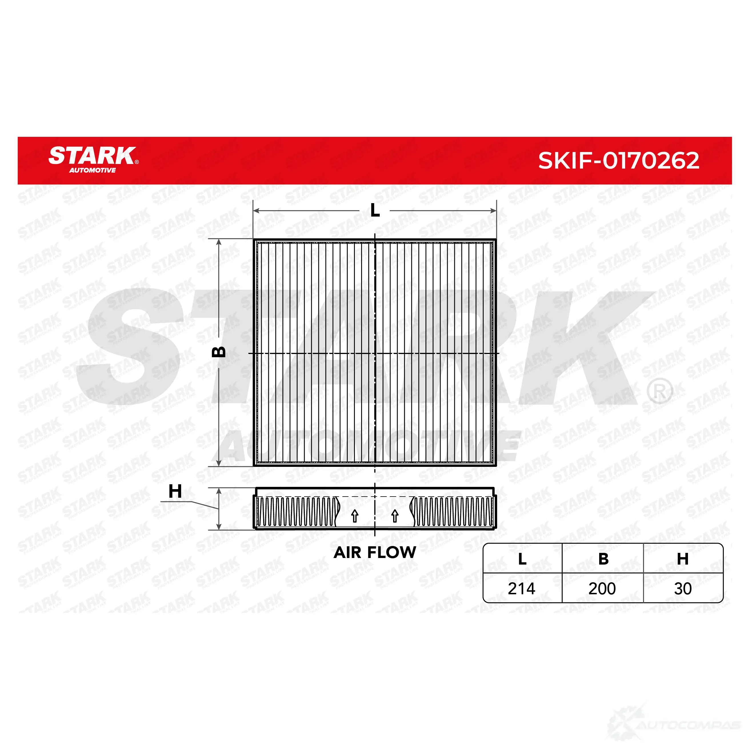 Салонный фильтр STARK skif0170262 1438020903 Y BH2XD - Изображение 1