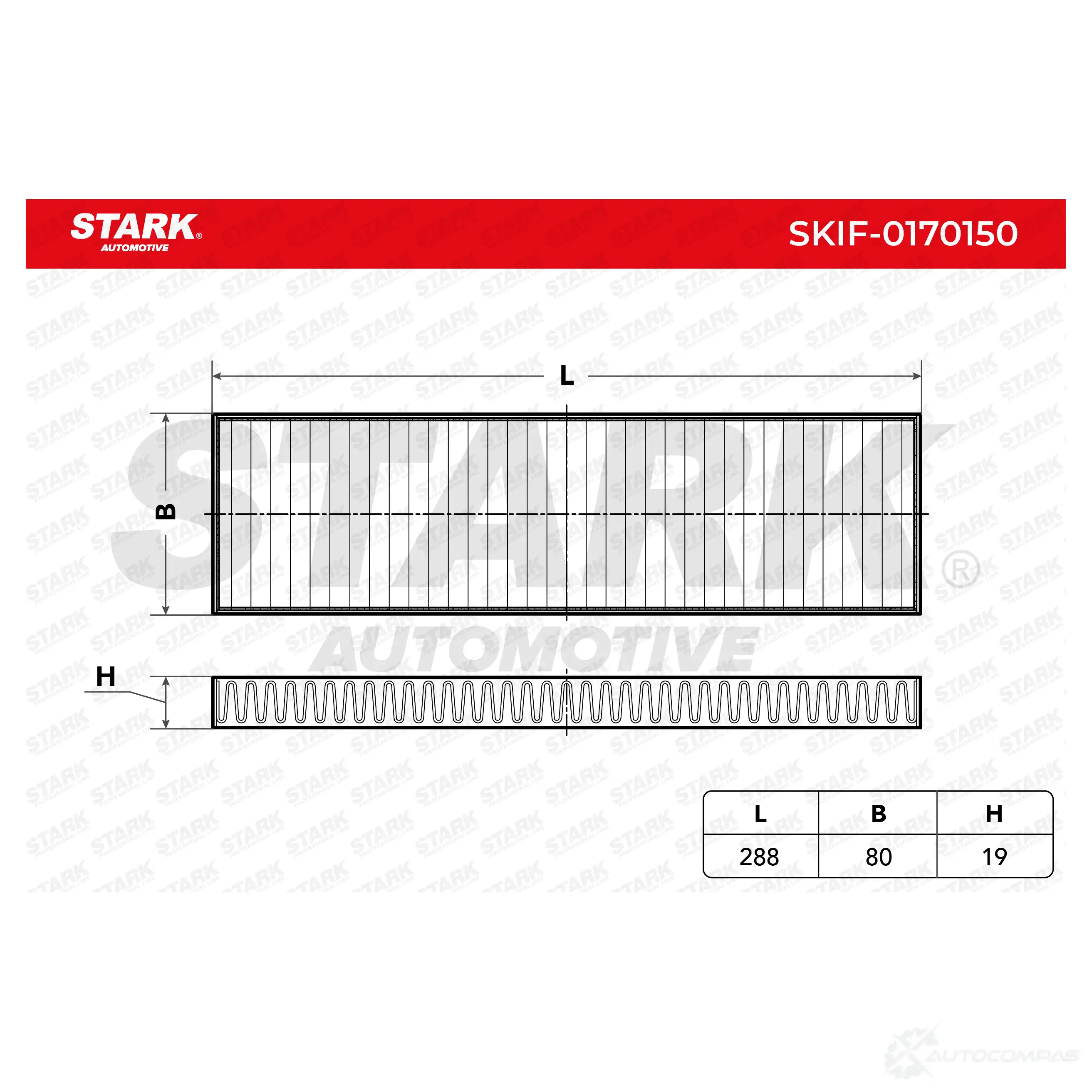 Салонный фильтр STARK skif0170150 YF O7D 1438020512 изображение 1