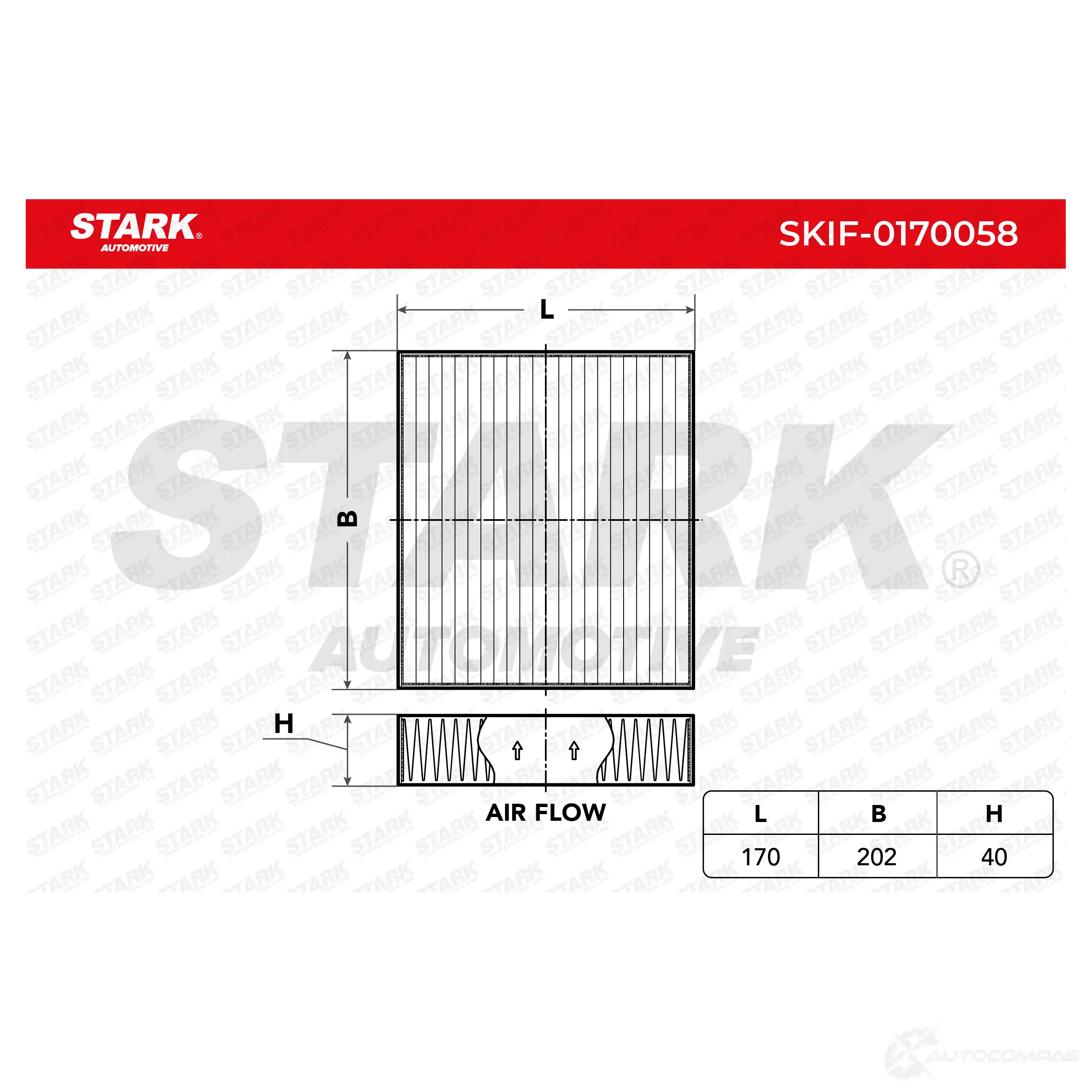 Салонный фильтр STARK skif0170058 E NWYSNH 1438020854 изображение 0