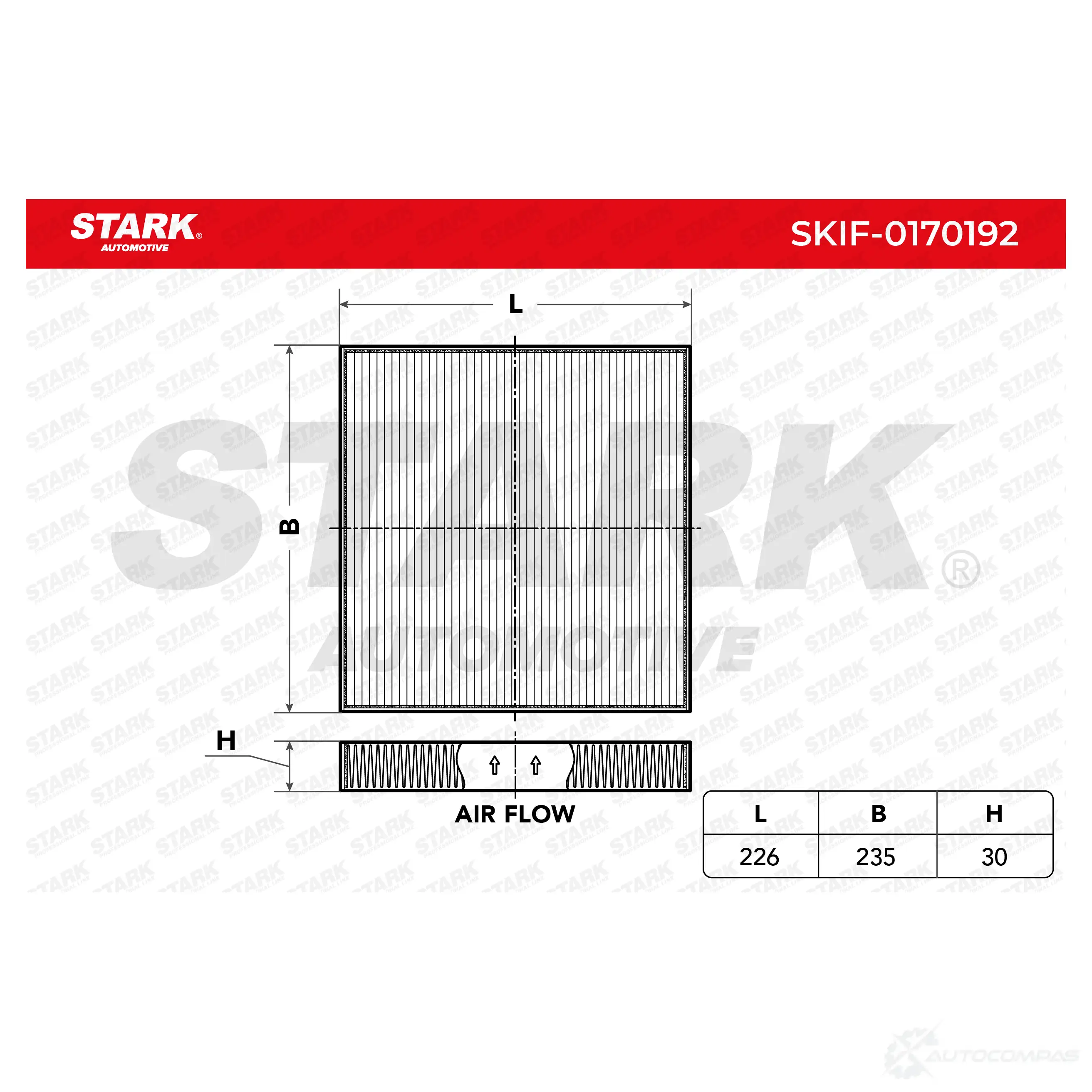Салонный фильтр STARK 1438020988 YF1 Z9 skif0170192 изображение 0