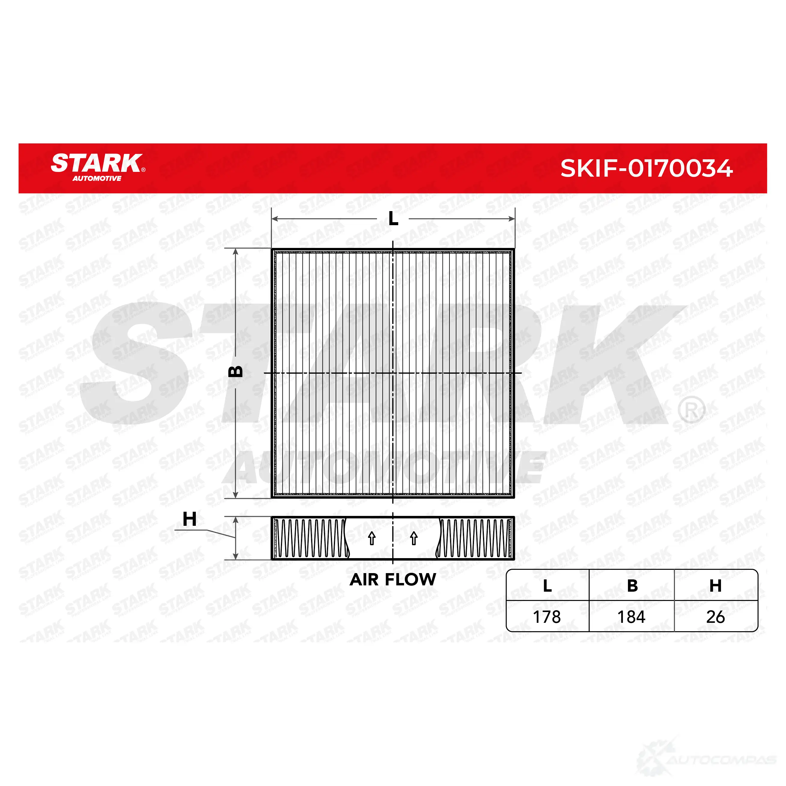 Салонный фильтр STARK skif0170034 1438020522 X 92PX изображение 0