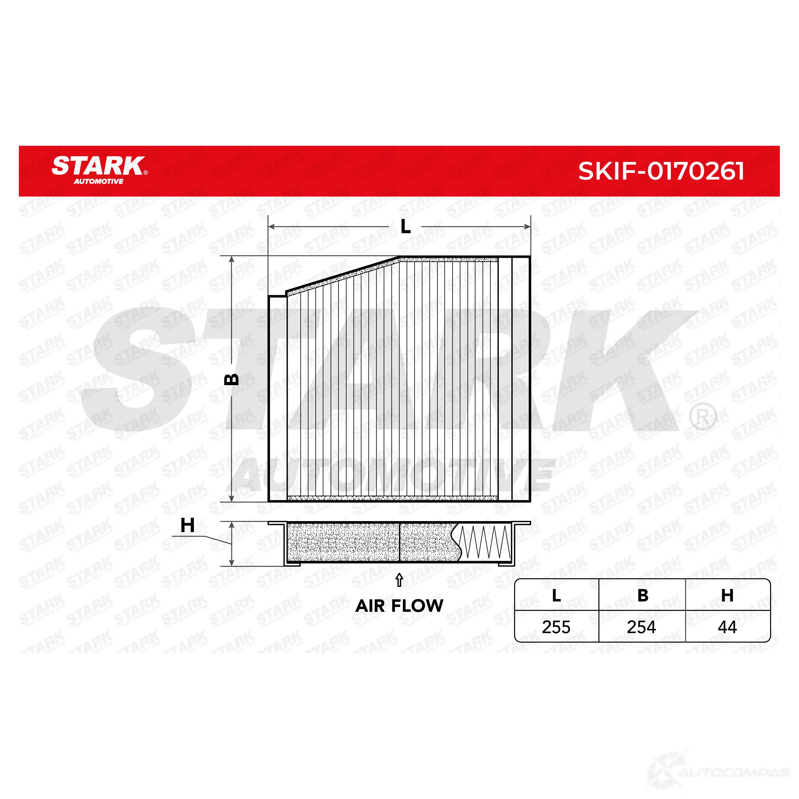 Салонный фильтр STARK 1438020775 skif0170261 1 9CXC1 изображение 1