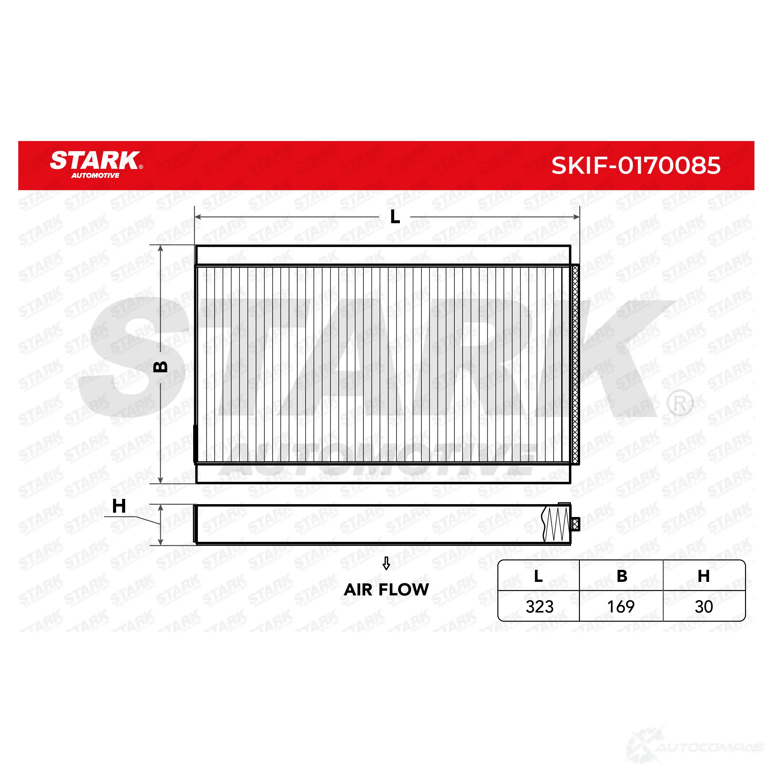 Салонный фильтр STARK D UTD0 skif0170085 1438021191 изображение 2